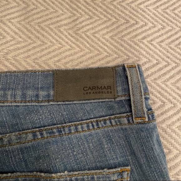 LF Carmar Denim Rhinestone Star Patch Mia Jeans - Picture 4 of 6